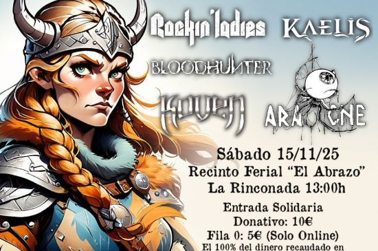 Ellas y el Rock – Unidos por la inclusión (15 noviembre en La Rinconada)