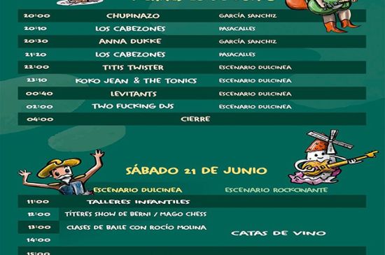 Horario del Zeporock